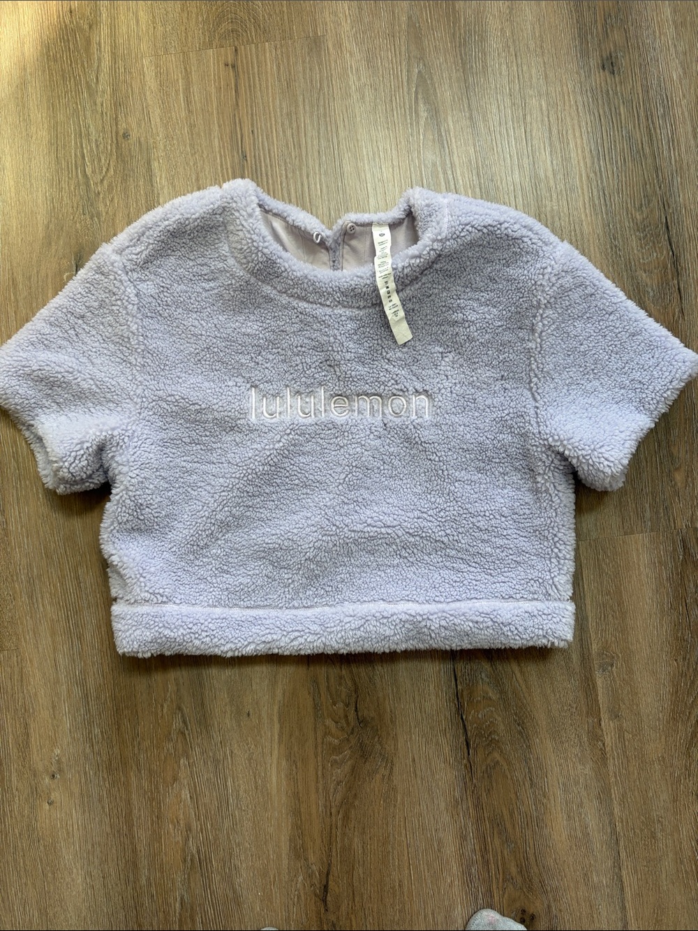 lululemon athletica Kids Sherpa Crop Top - Light Lavender